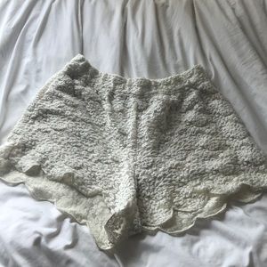 Free People lace shorts